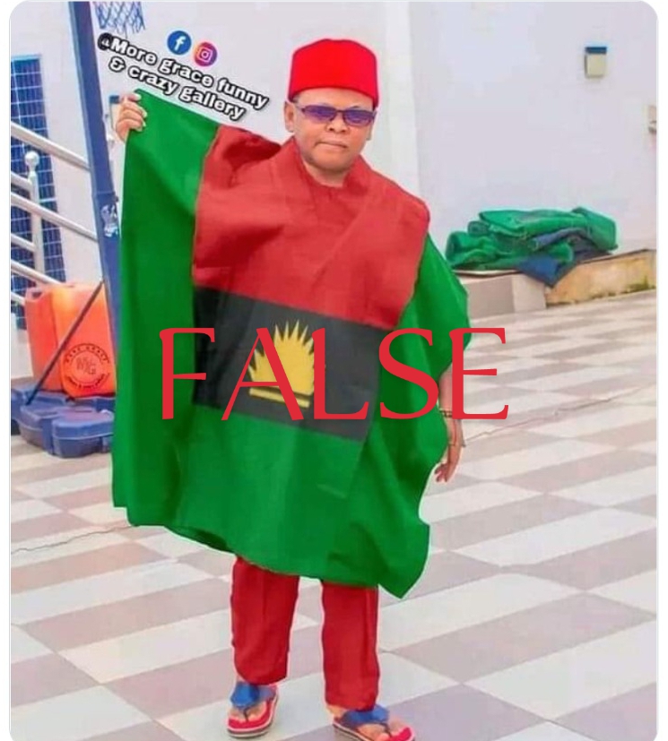 FactCheck: Picture of Nollywood actor, Osita Iheme, doctored to imply support for IPOB