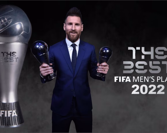 Leo Messi wins the FIFA best player award 2022 YouTube