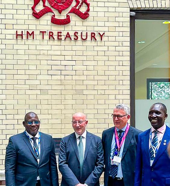 (L-R: Muhammad Nami, President, Commonwealth Association of Tax Administrators (CATA), and Executive Chairman, Federal Inland Revenue Service (FIRS); Jim Harra, His Majesty’s Revenue And Customs (HMRC) Permanent Secretary and Chief Executive; Mr. Jon Swerdlow, Capacity Building Unit Transparency Lead, HMRC, and Vice Chairman, CATA; Mr Duncan Onduru, Executive Director, CATA.)